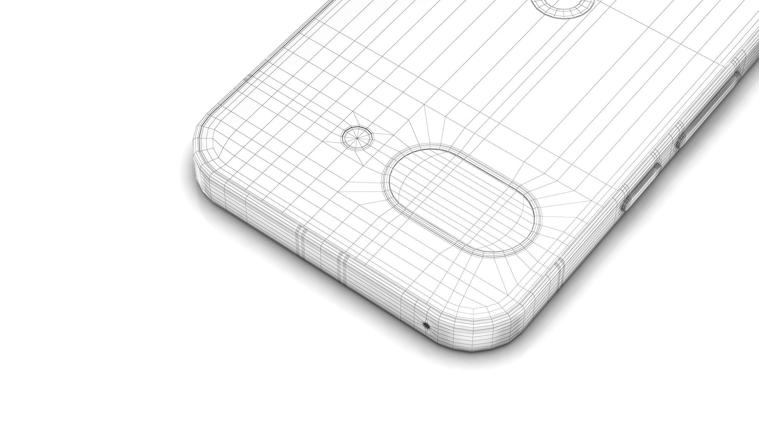 Google Pixel 9a Low-poly 3D model_24