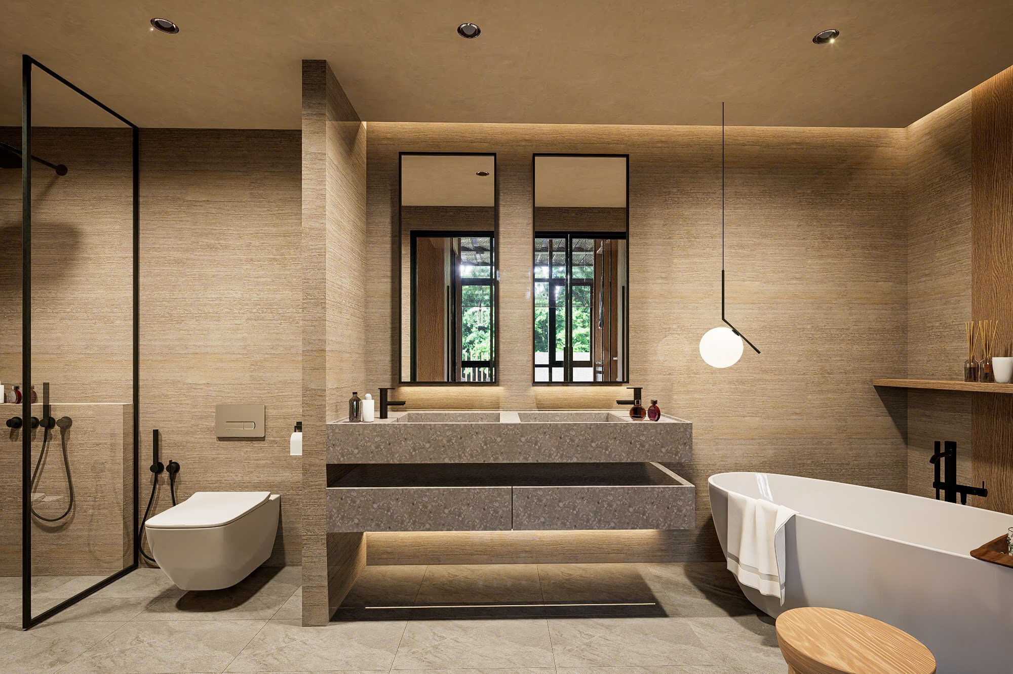  3D interior design using Sketchup and Enscape 3D print model_12