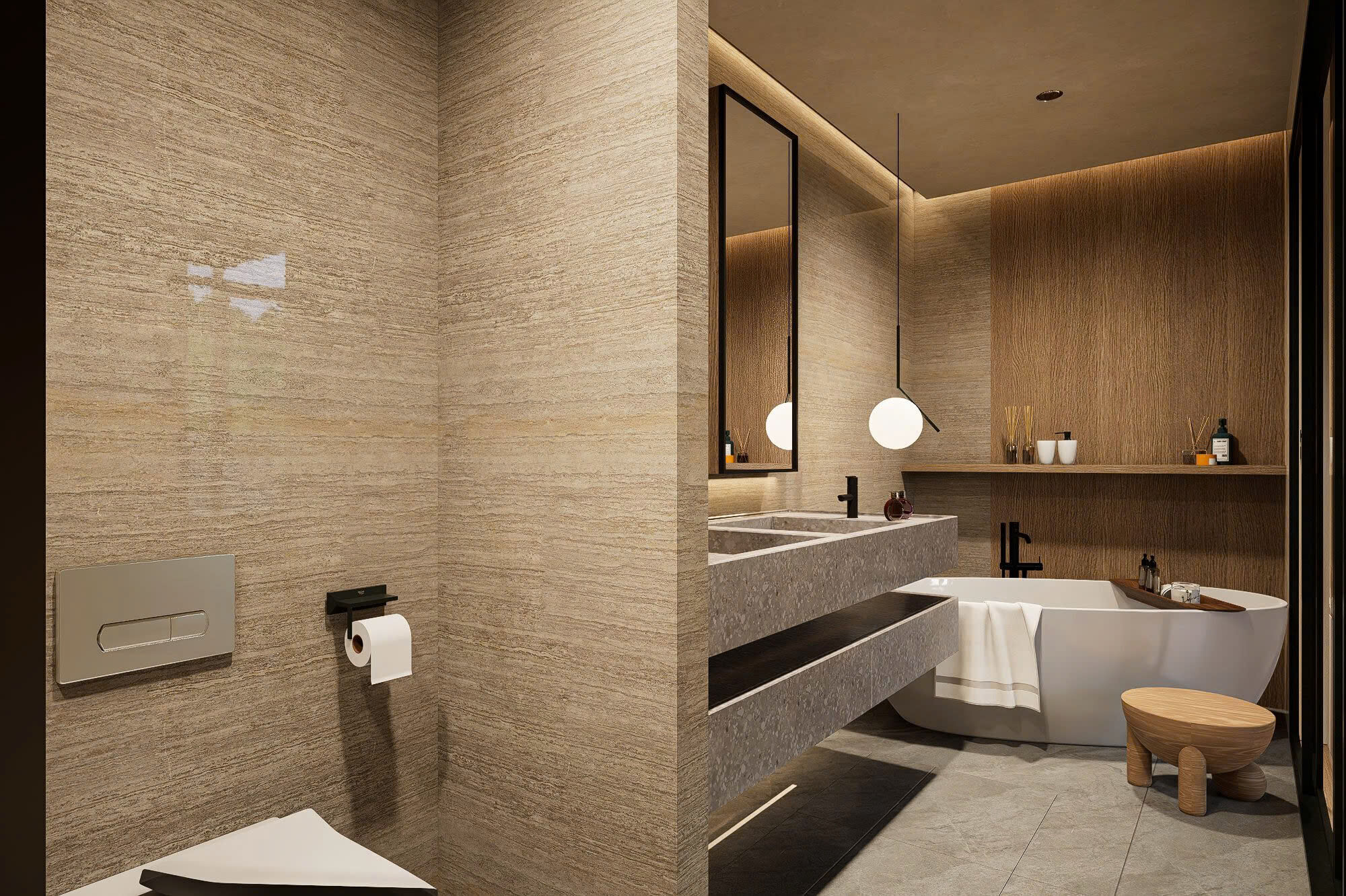  3D interior design using Sketchup and Enscape 3D print model_13