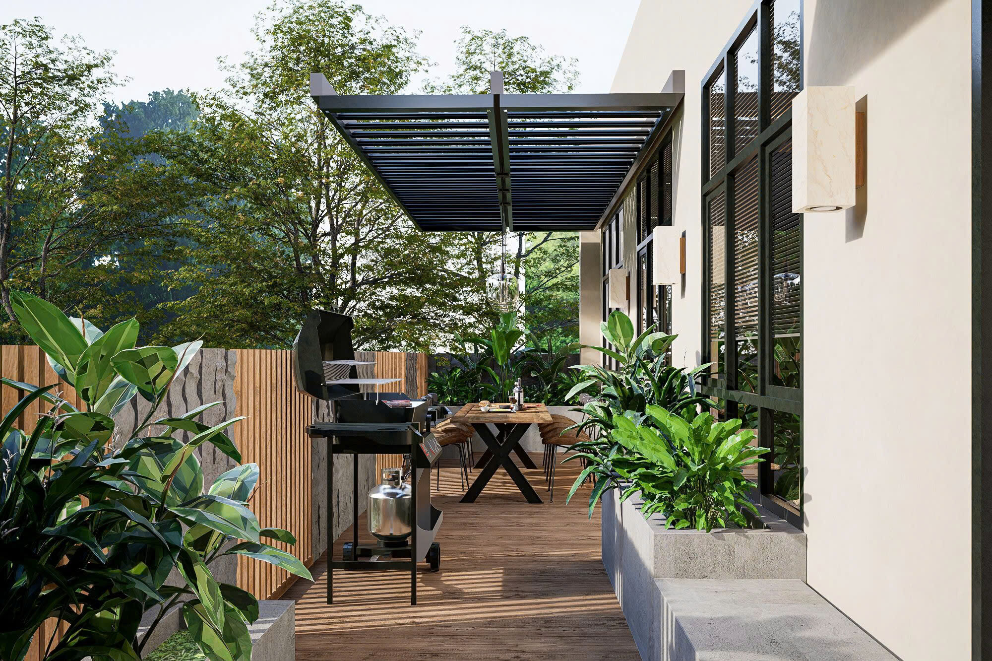  3D interior design using Sketchup and Enscape 3D print model_15