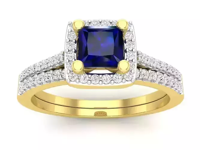 AV 699 Diamond Ladies Split Shank Bridal Engagement Ring