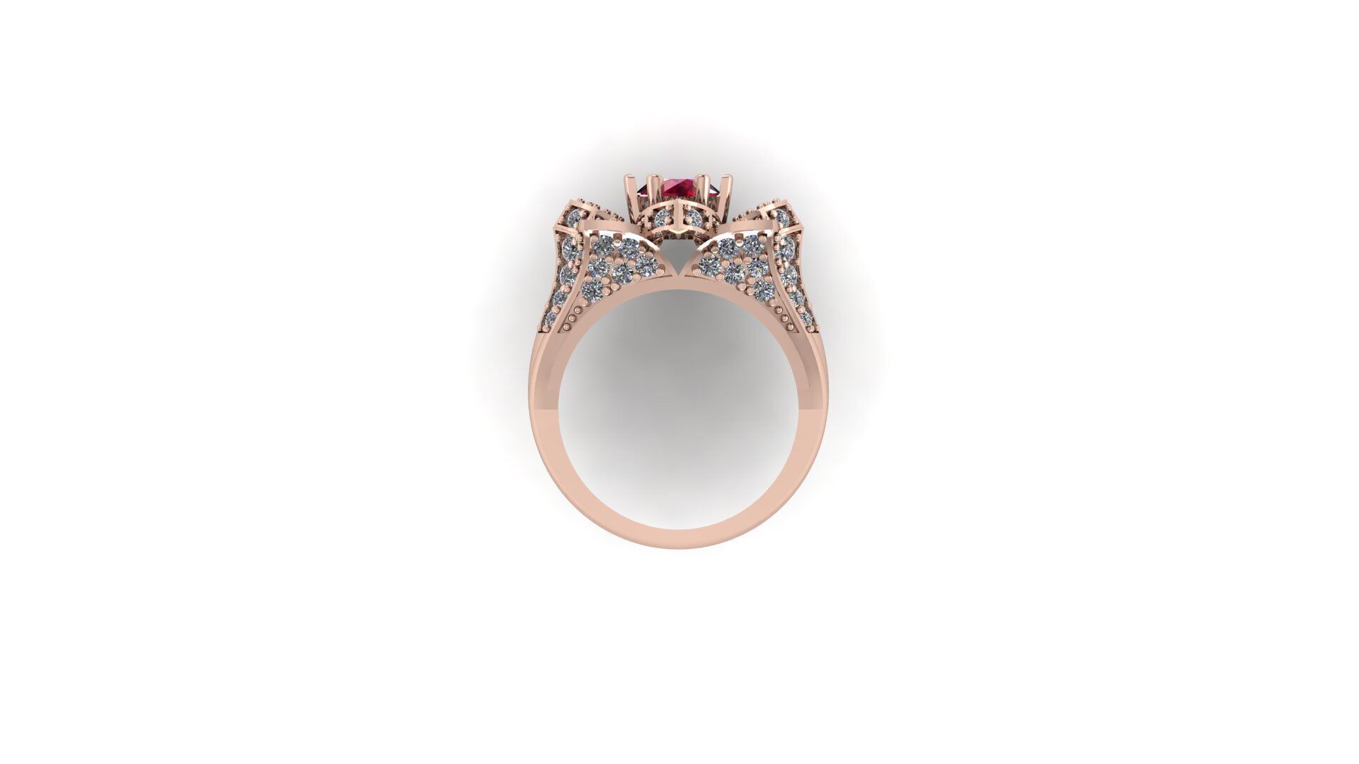 Ruby Engagement Ring 3D print model_14