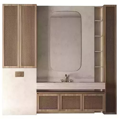 Bathroom Furniture 21 Japandi