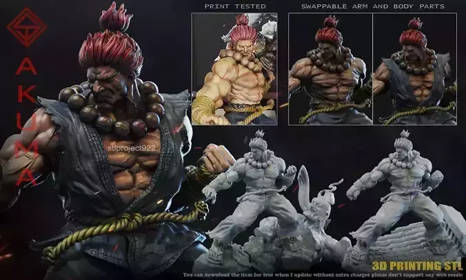 Akuma 3D print model