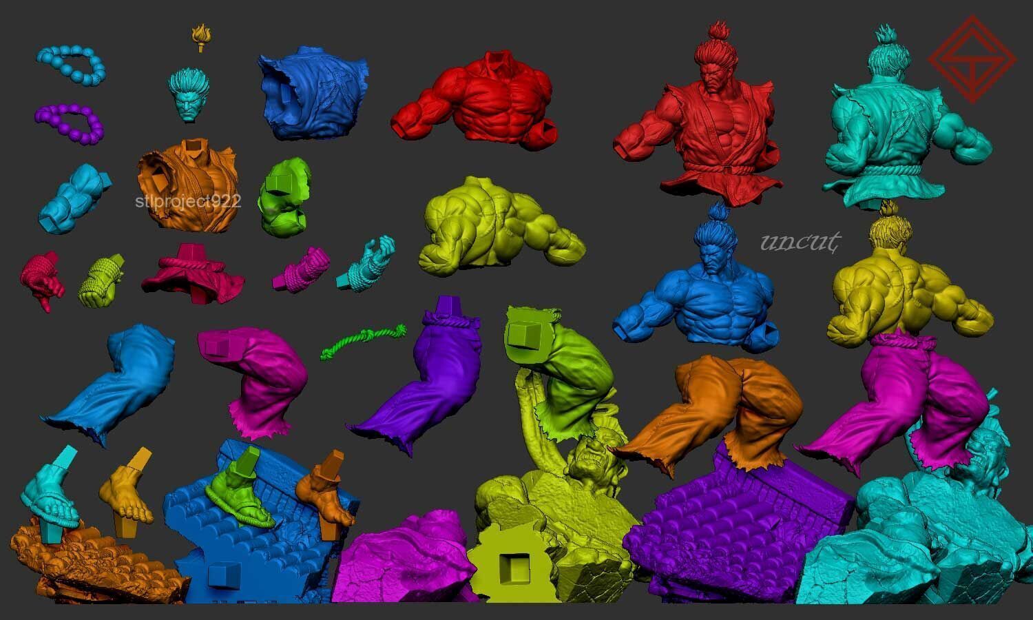 Akuma 3D print model_5
