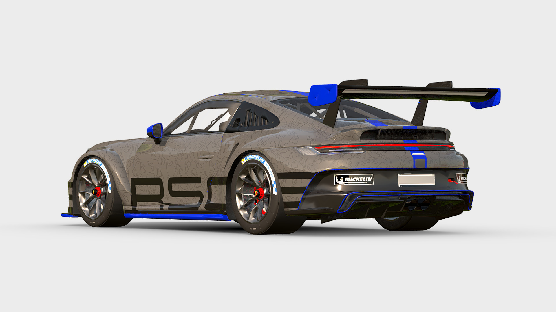 Porsche GT3 Cup 3D model_3