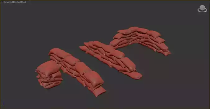 35 scale Sandbag Diorama Props Set