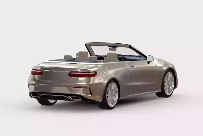 Unbranded High Poly German Luxurycar Game Ready 3D model 3