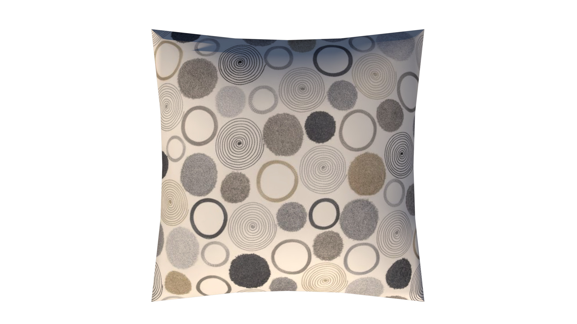 Fabric Pillow pack 8 Low-poly 3D model_4