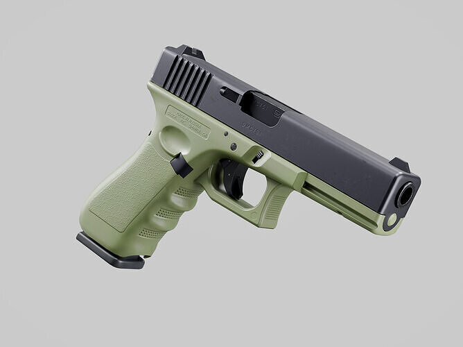 Glock 17 OD Green Pistol