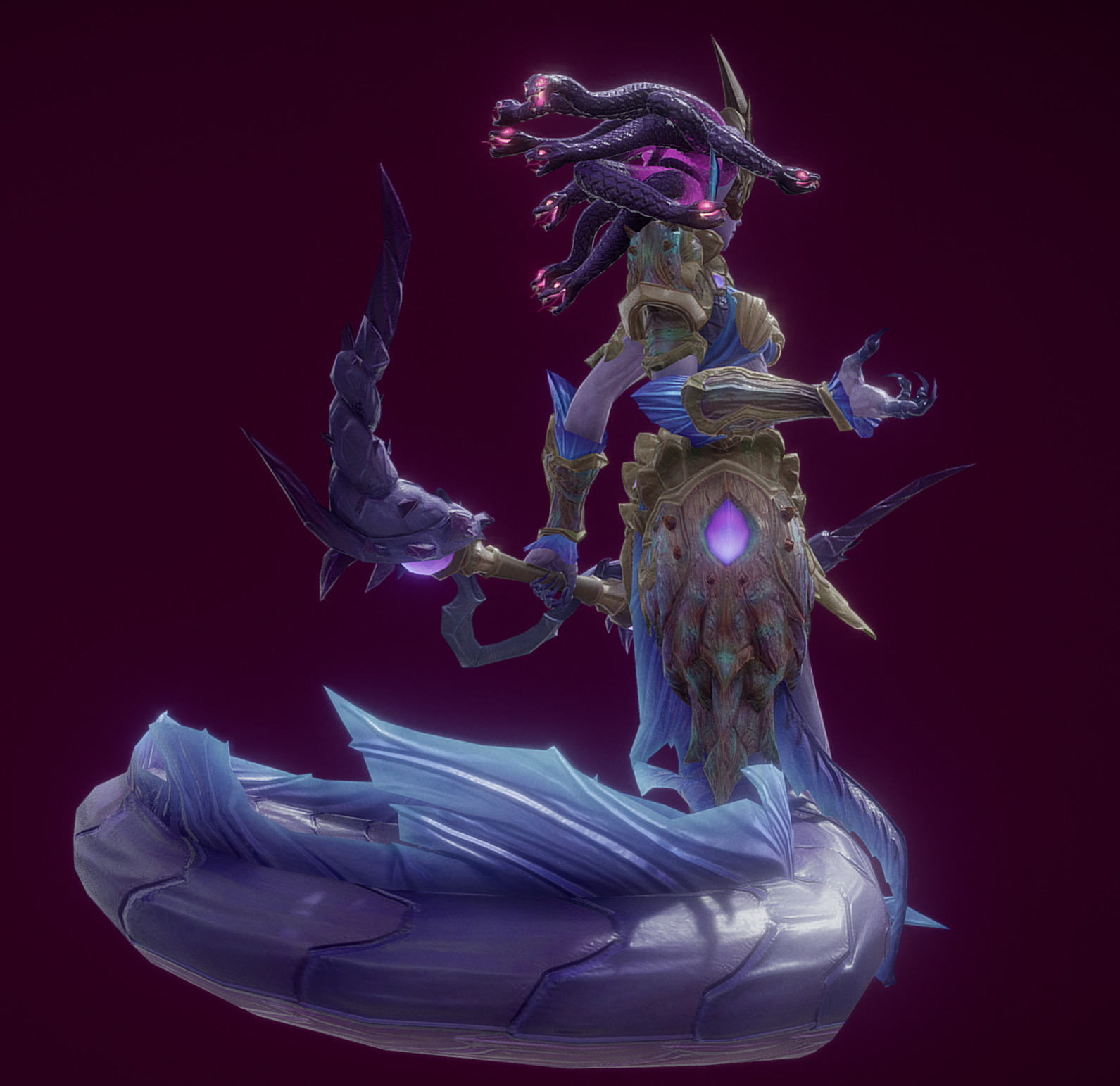 Calypso Low-poly 3D model_3