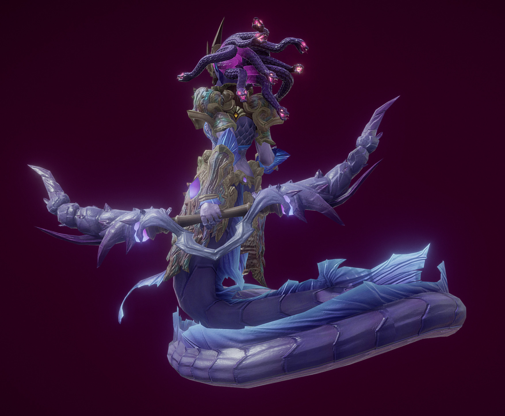 Calypso Low-poly 3D model_1