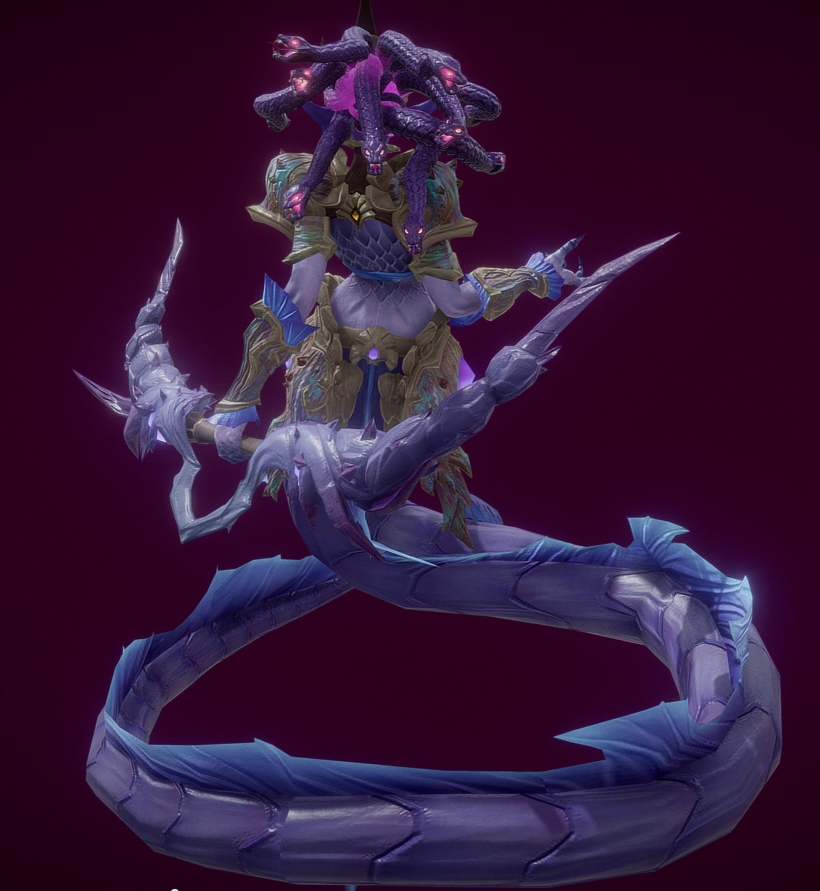 Calypso Low-poly 3D model_4