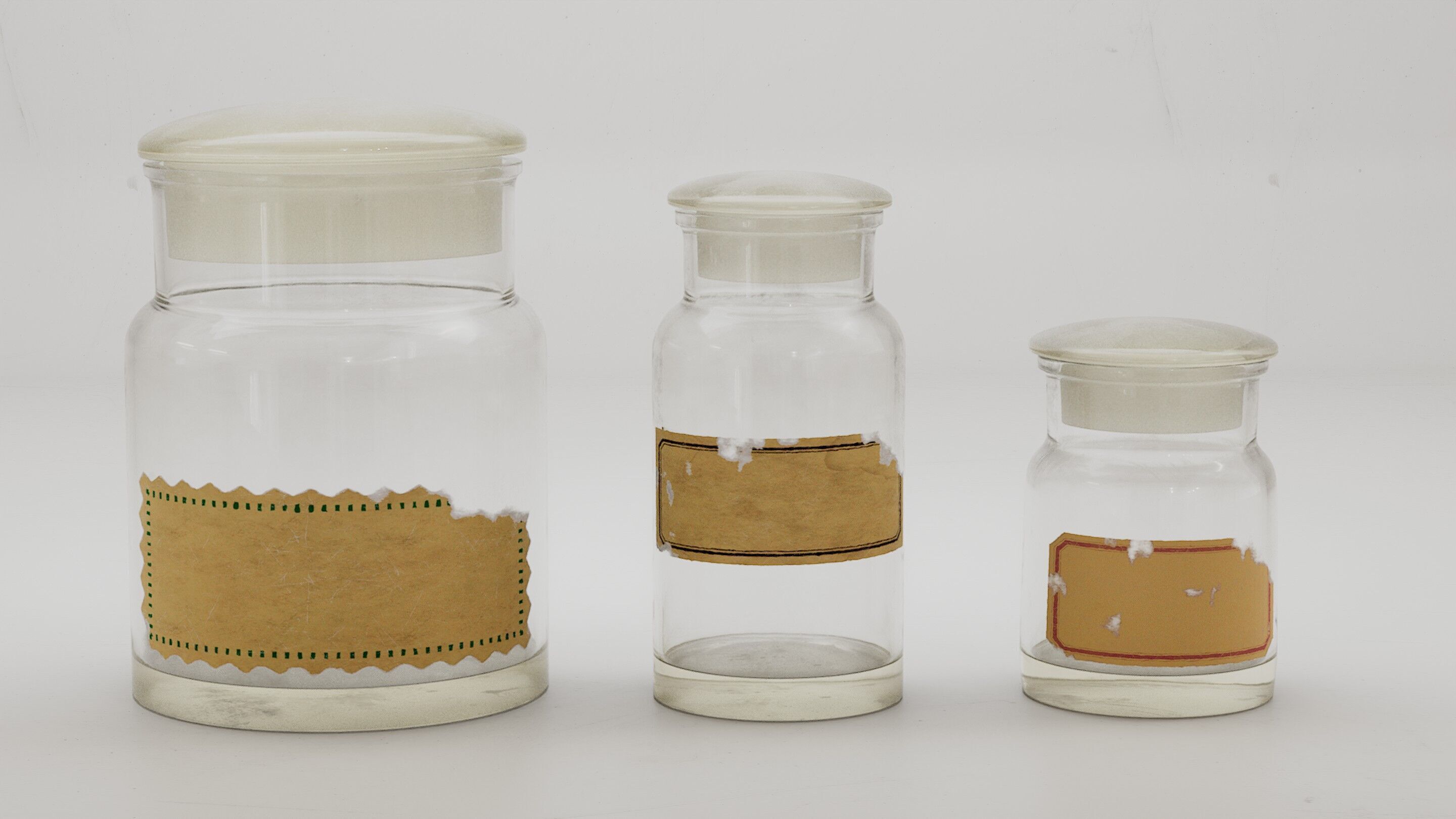 Alchemical bottles set 3D model 3D model_5