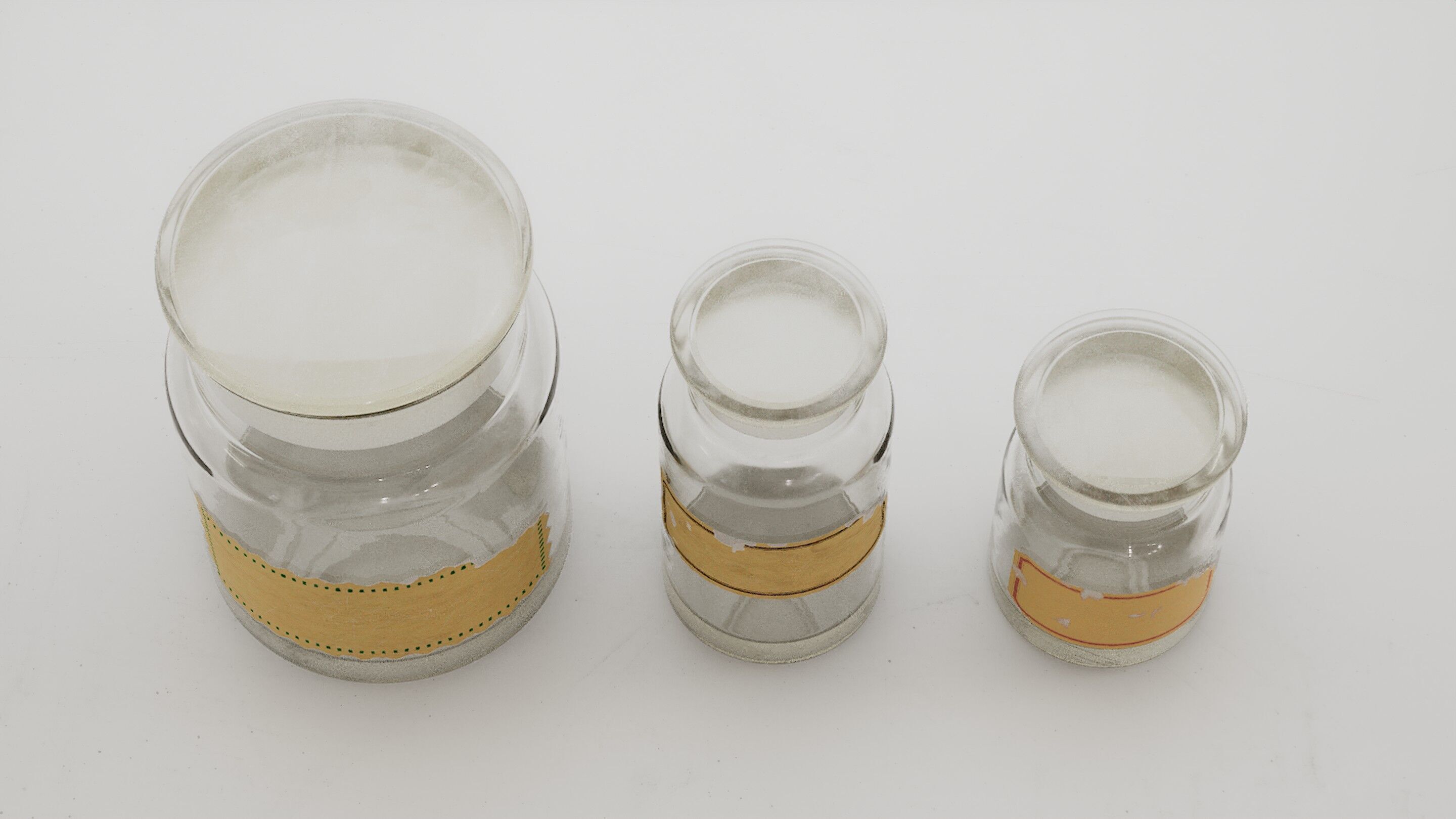 Alchemical bottles set 3D model 3D model_8