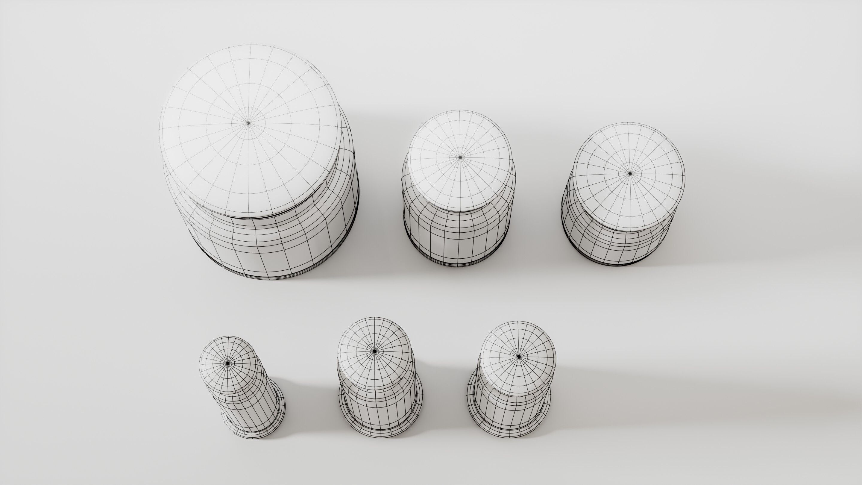 Alchemical bottles set 3D model 3D model_23