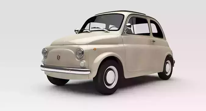 Fiat 500 3D model