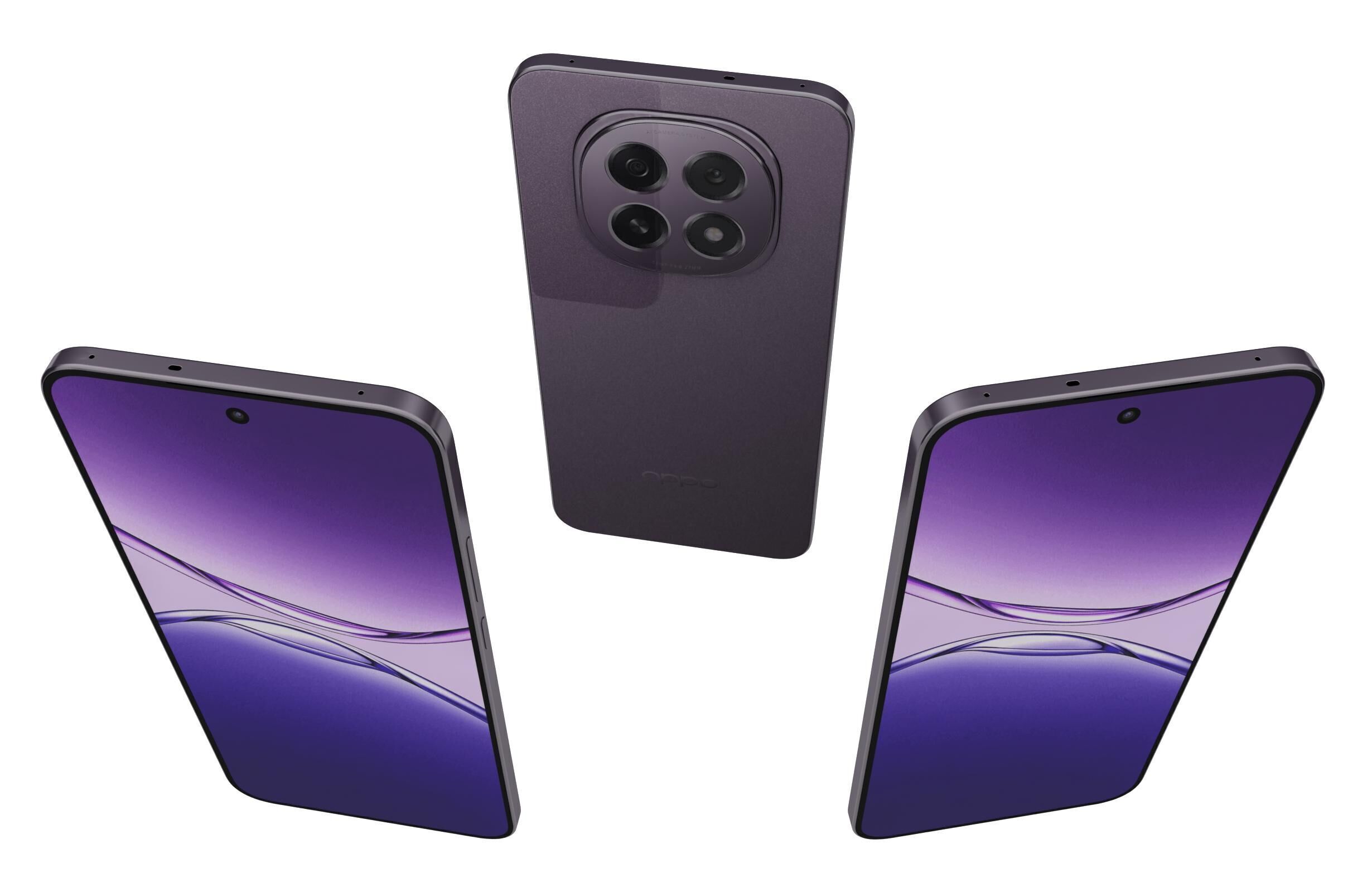OPPO F29 5G Deep Purple And Glacier Blue 3D model_7