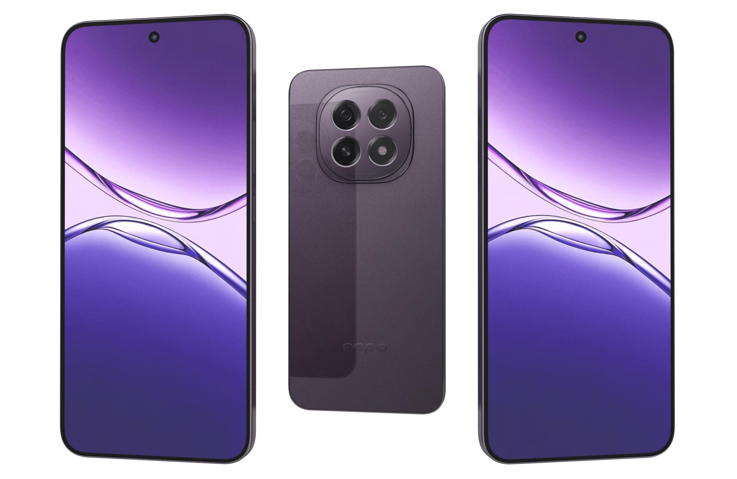 OPPO F29 5G Deep Purple And Glacier Blue 3D model_6