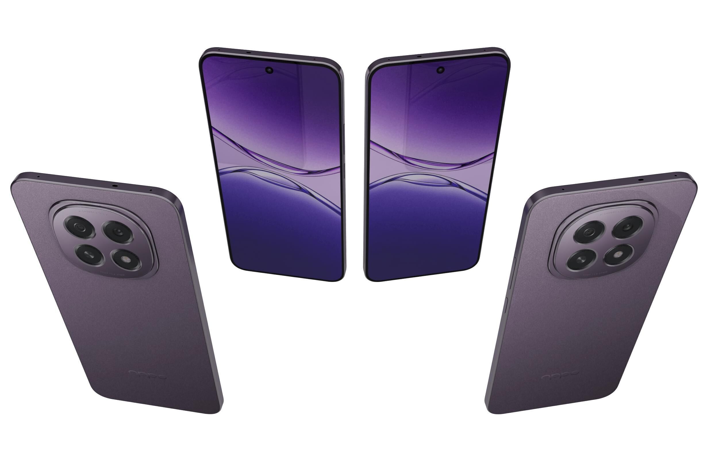 OPPO F29 5G Deep Purple And Glacier Blue 3D model_10