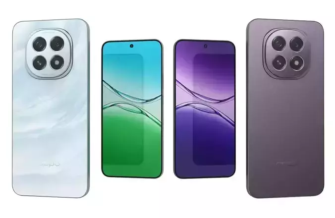 OPPO F29 5G Deep Purple And Glacier Blue