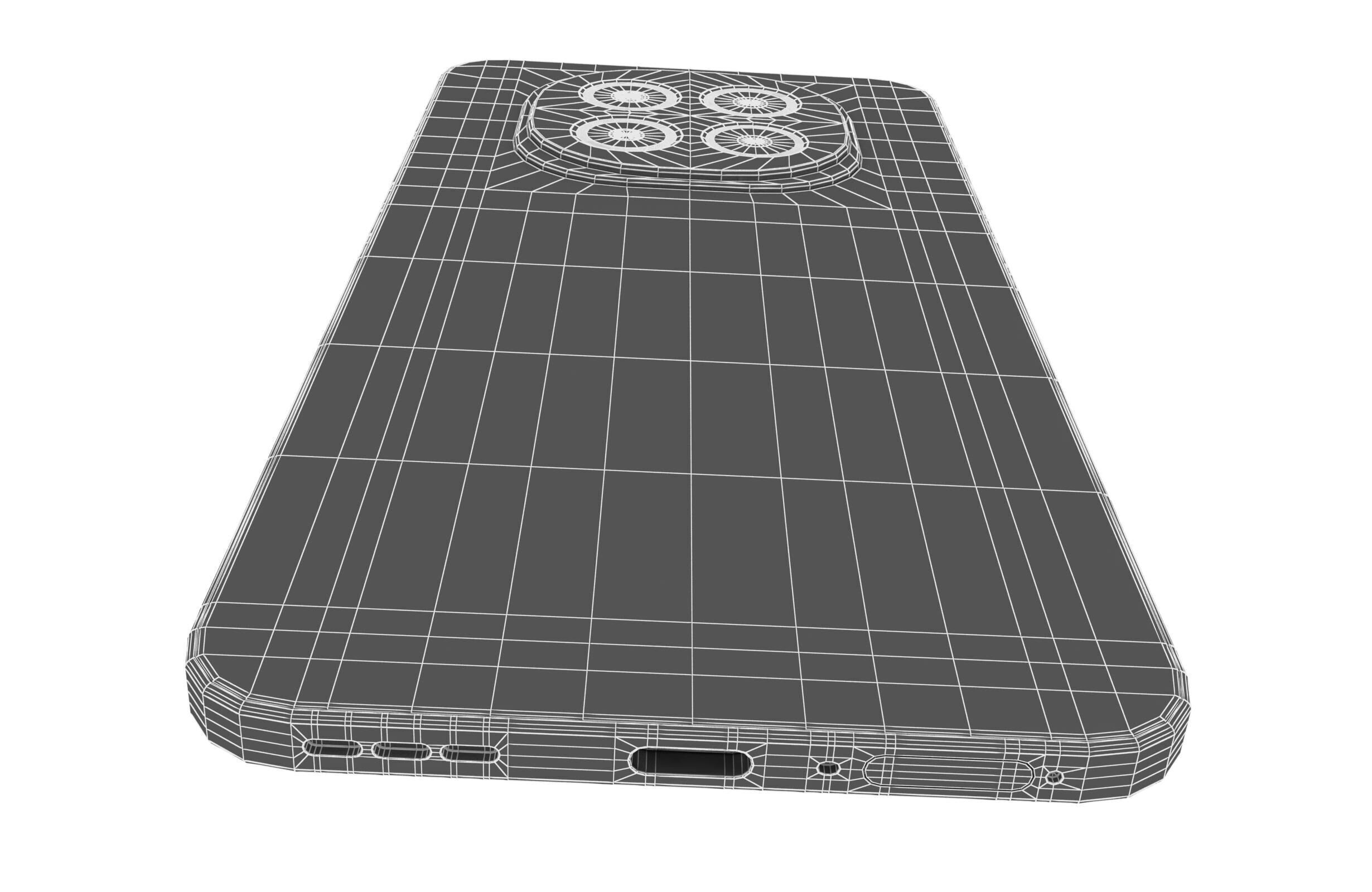 OPPO F29 5G Deep Purple And Glacier Blue 3D model_16