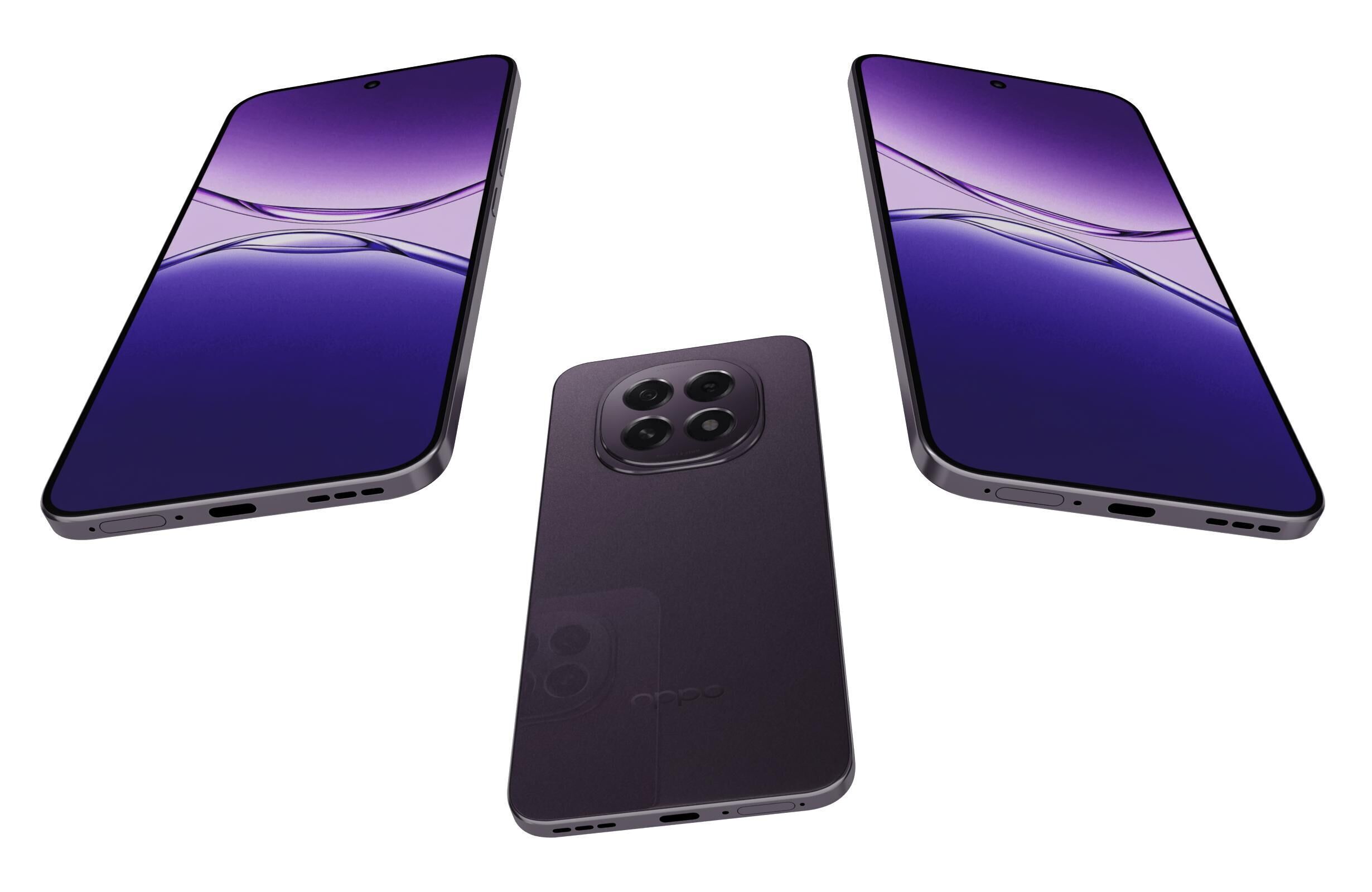 OPPO F29 5G Deep Purple And Glacier Blue 3D model_8