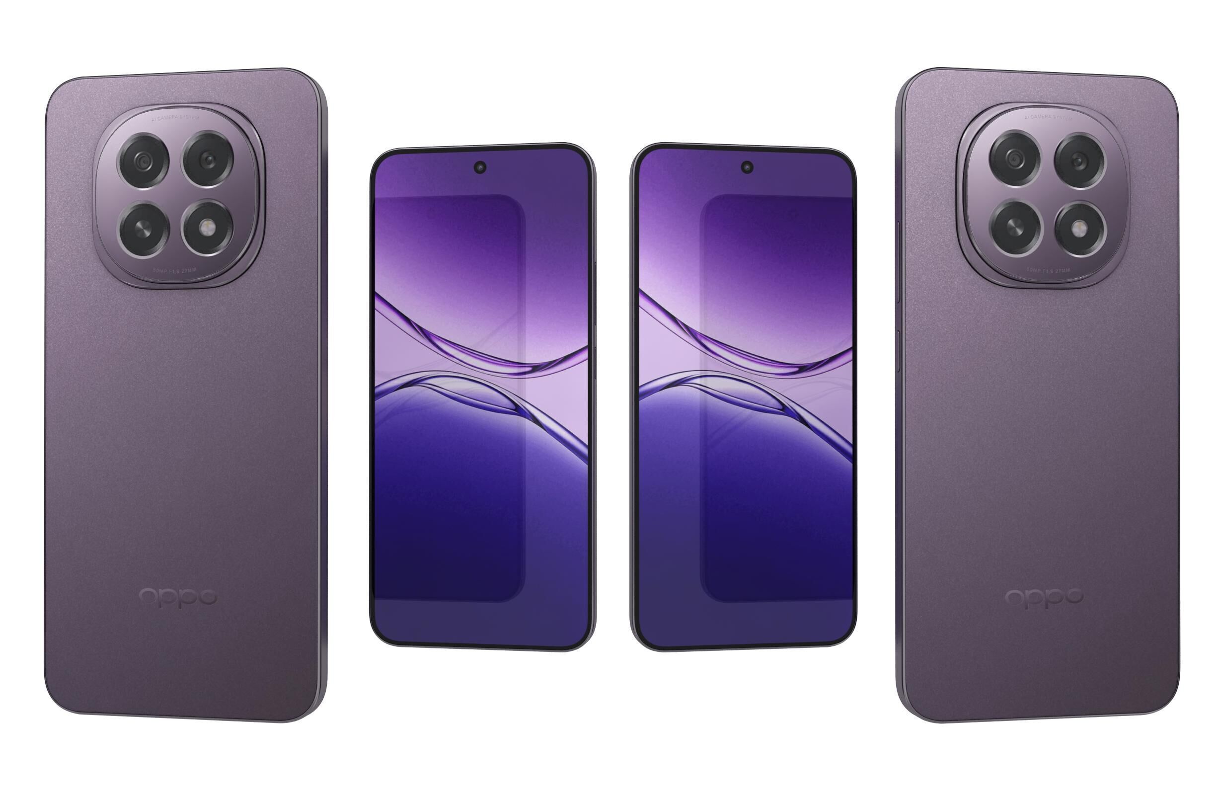 OPPO F29 5G Deep Purple And Glacier Blue 3D model_9