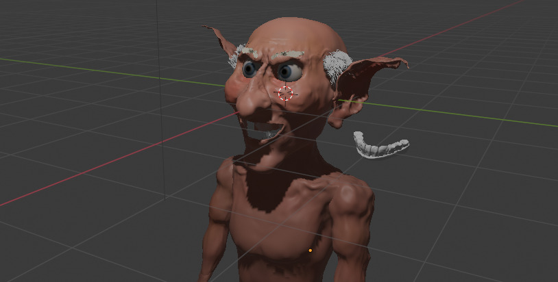 Scary elf 3D model_2
