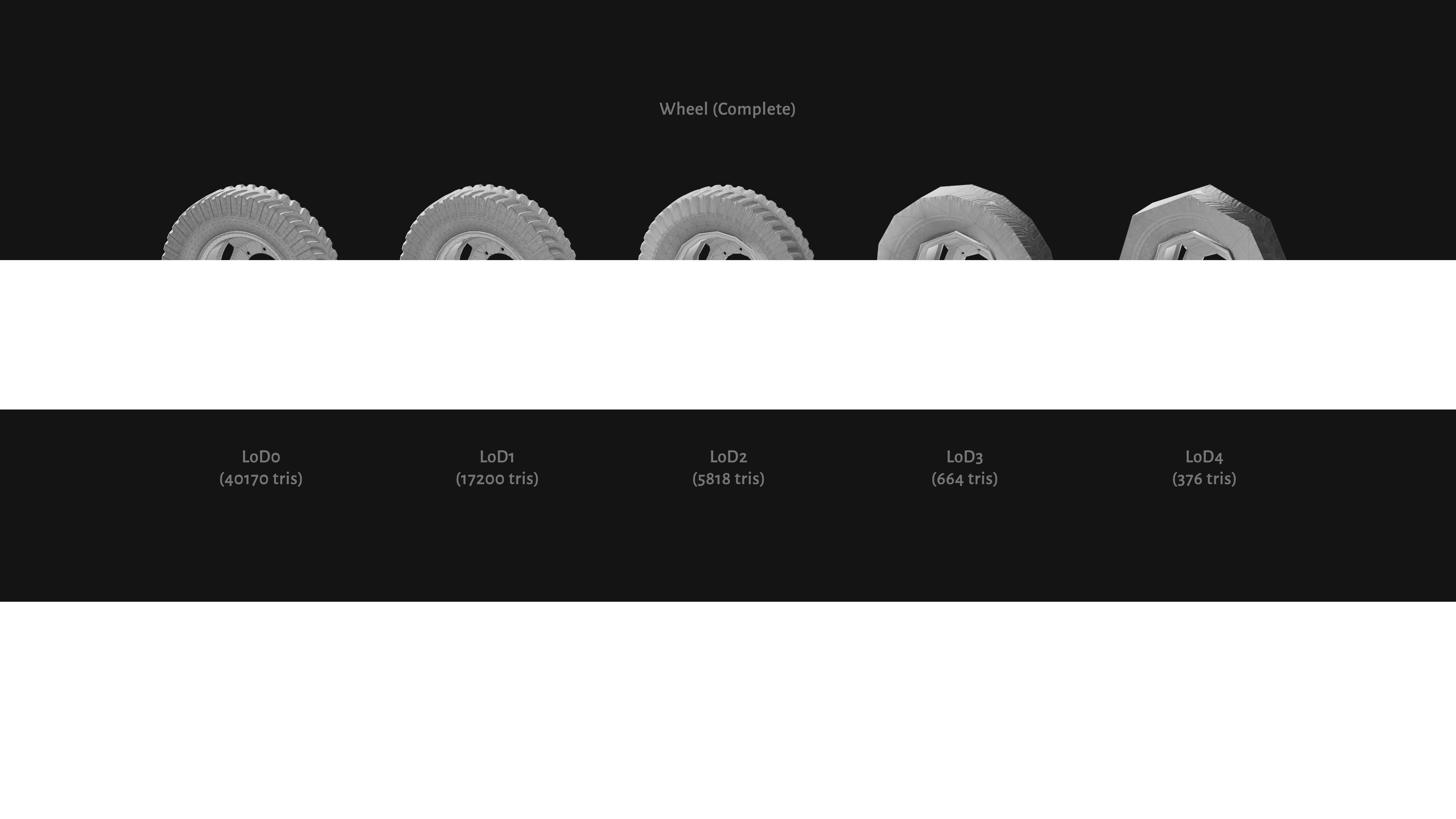 PV3S Truck Van Set Low-poly 3D model_91