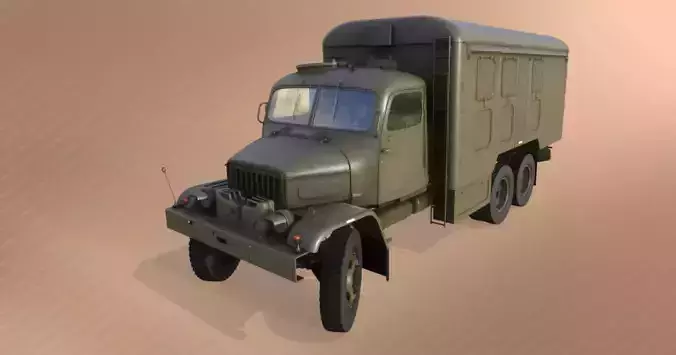 PV3S Truck Van Set Low-poly 3D model PV3S Truck Van Set Low-poly 3D model