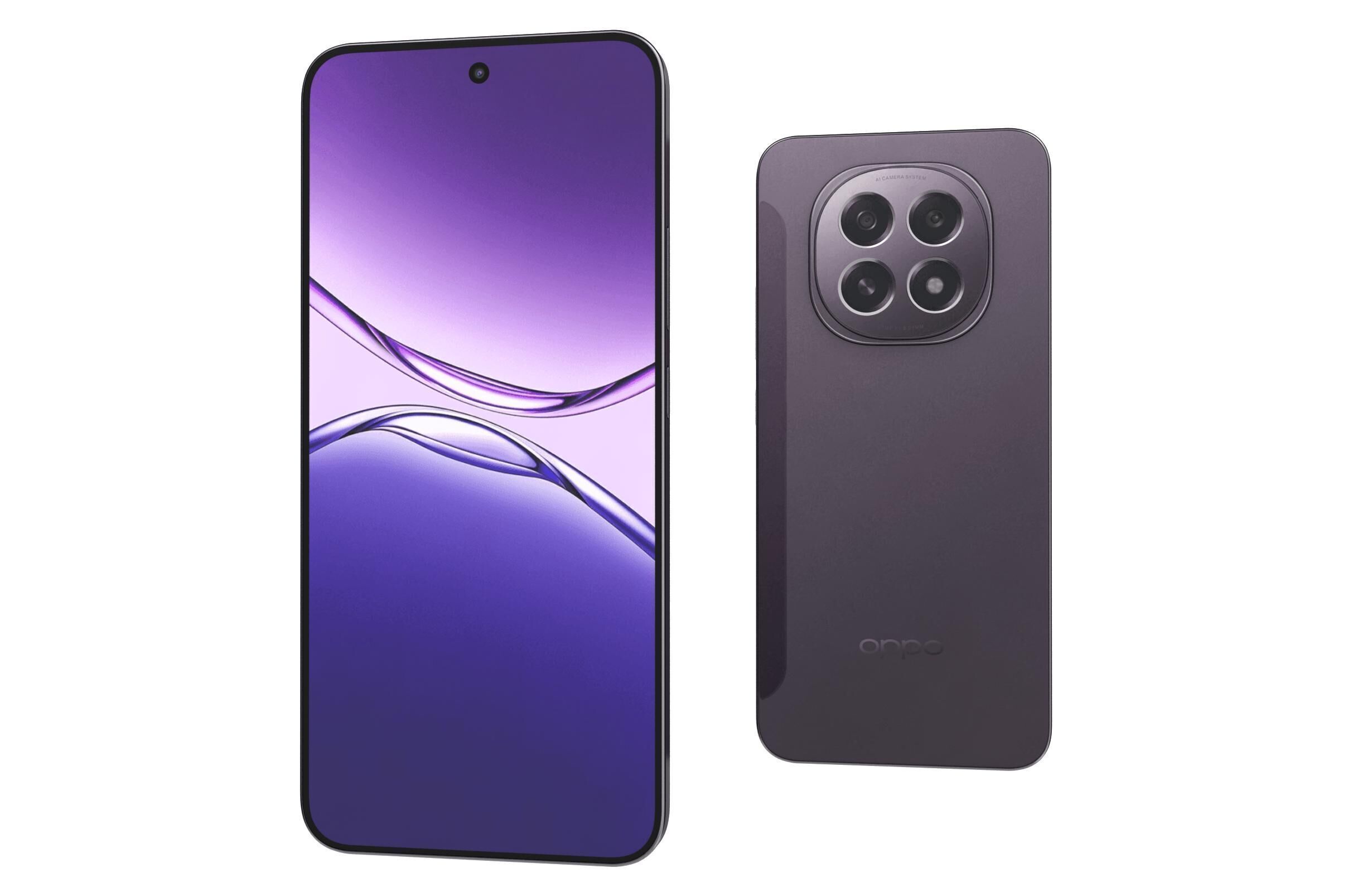 OPPO A5 China Zircon Black 3D model_6