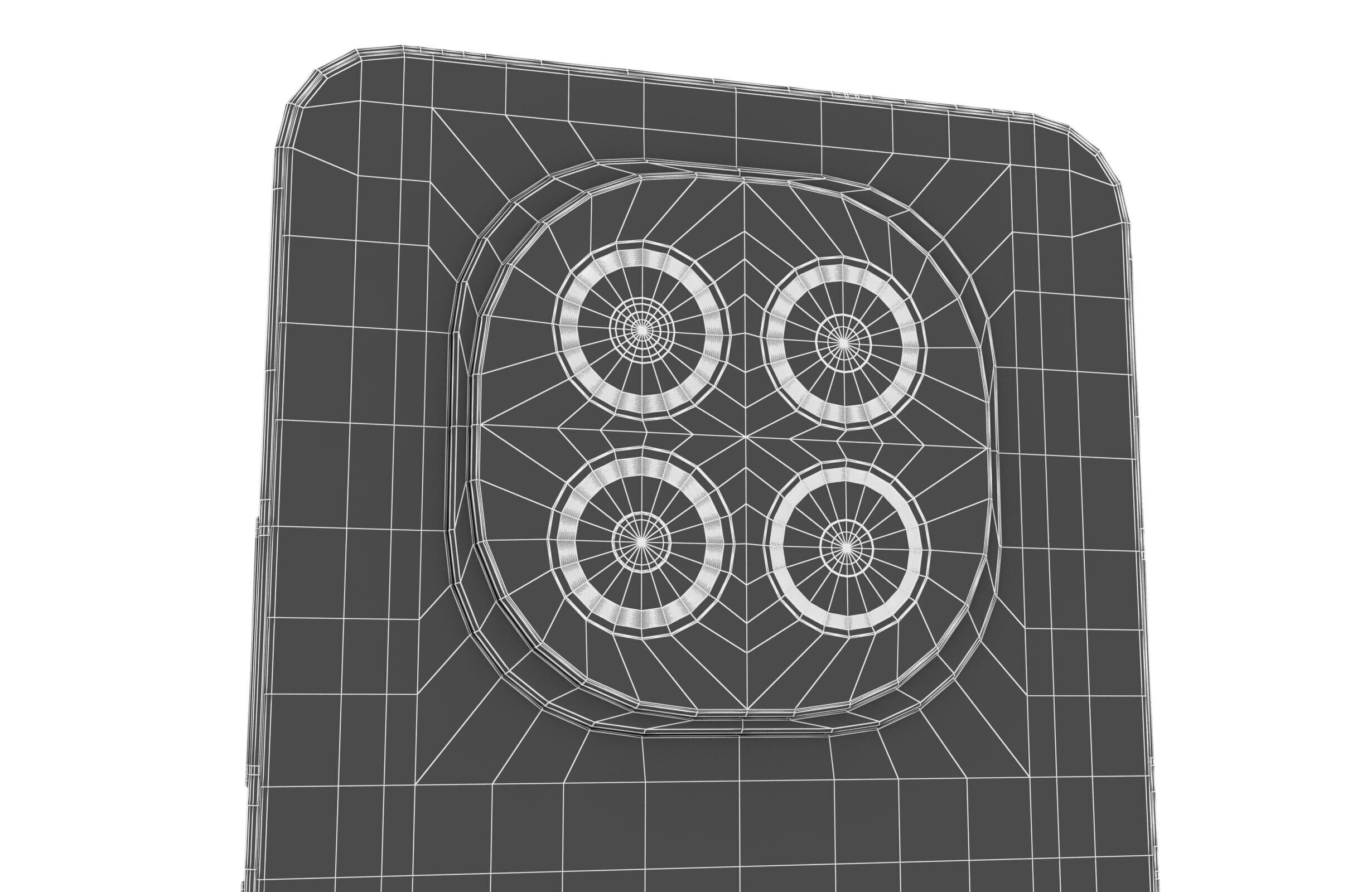 OPPO A5 China Zircon Black 3D model_20