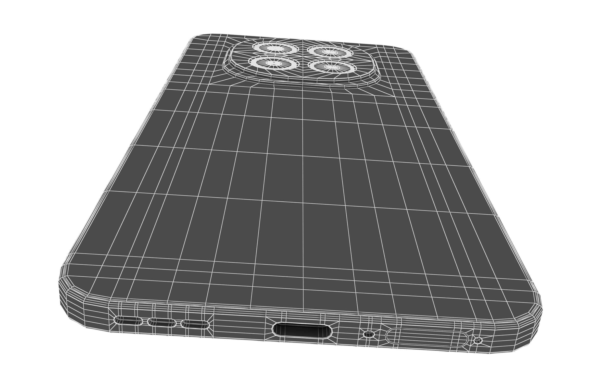 OPPO A5 China Zircon Black 3D model_21