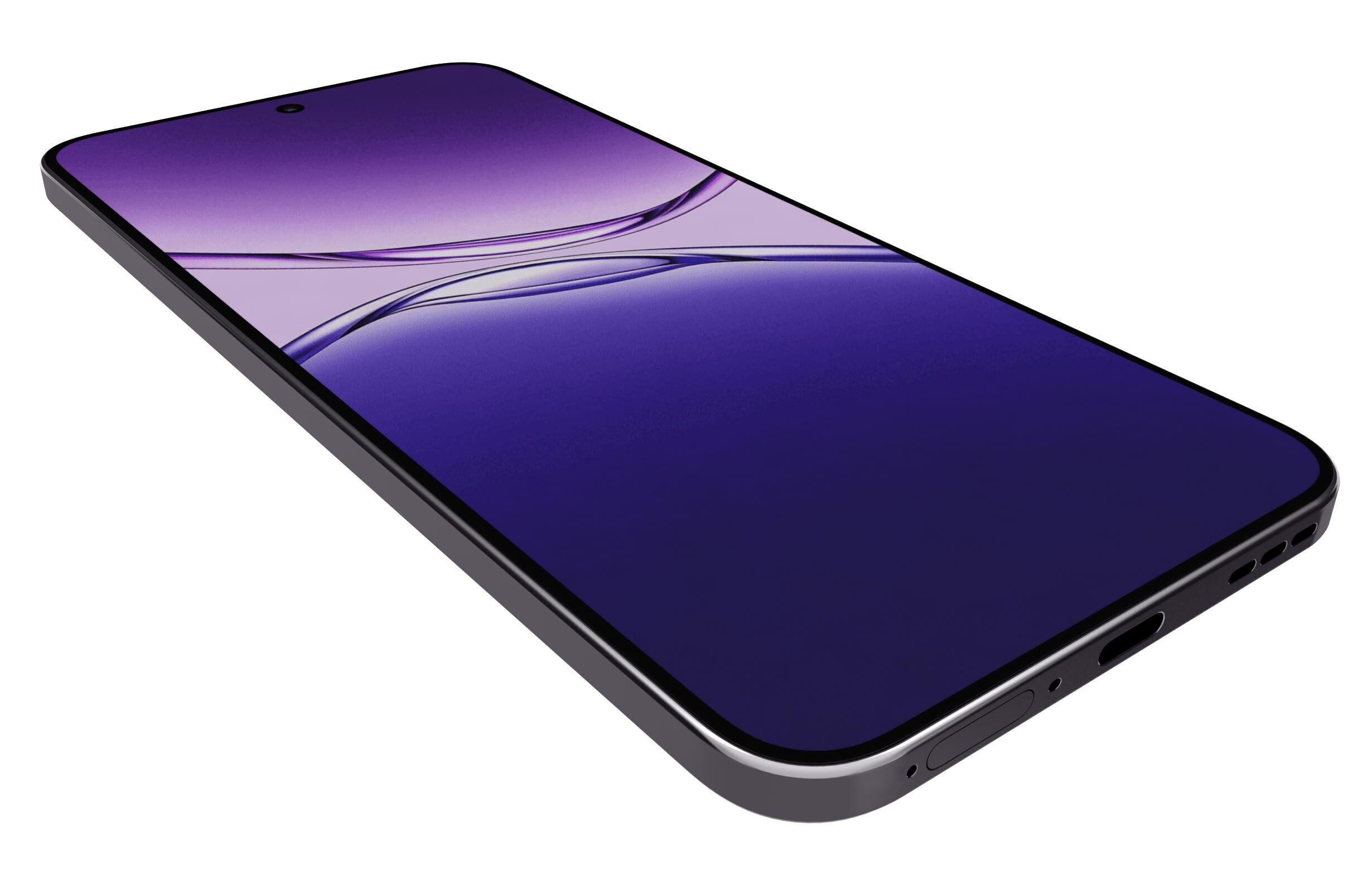 OPPO A5 China Zircon Black 3D model_12