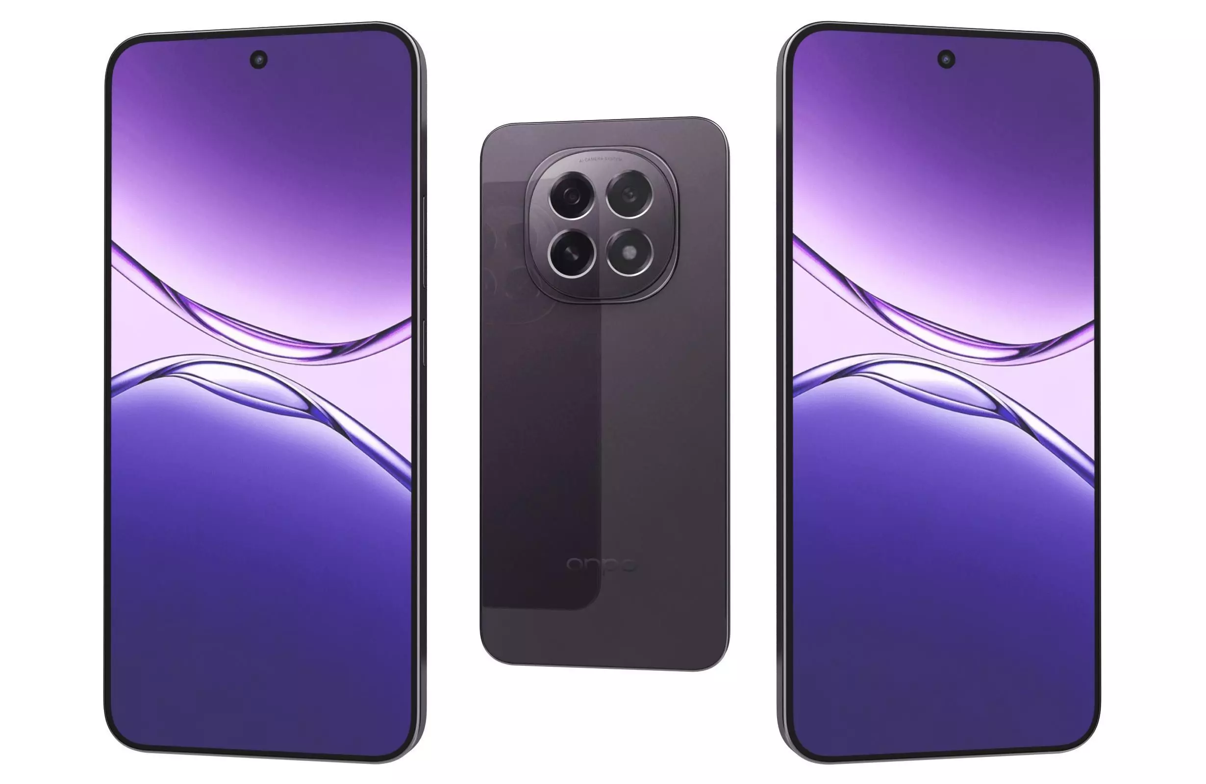 OPPO A5 China Zircon Black 3D model_0