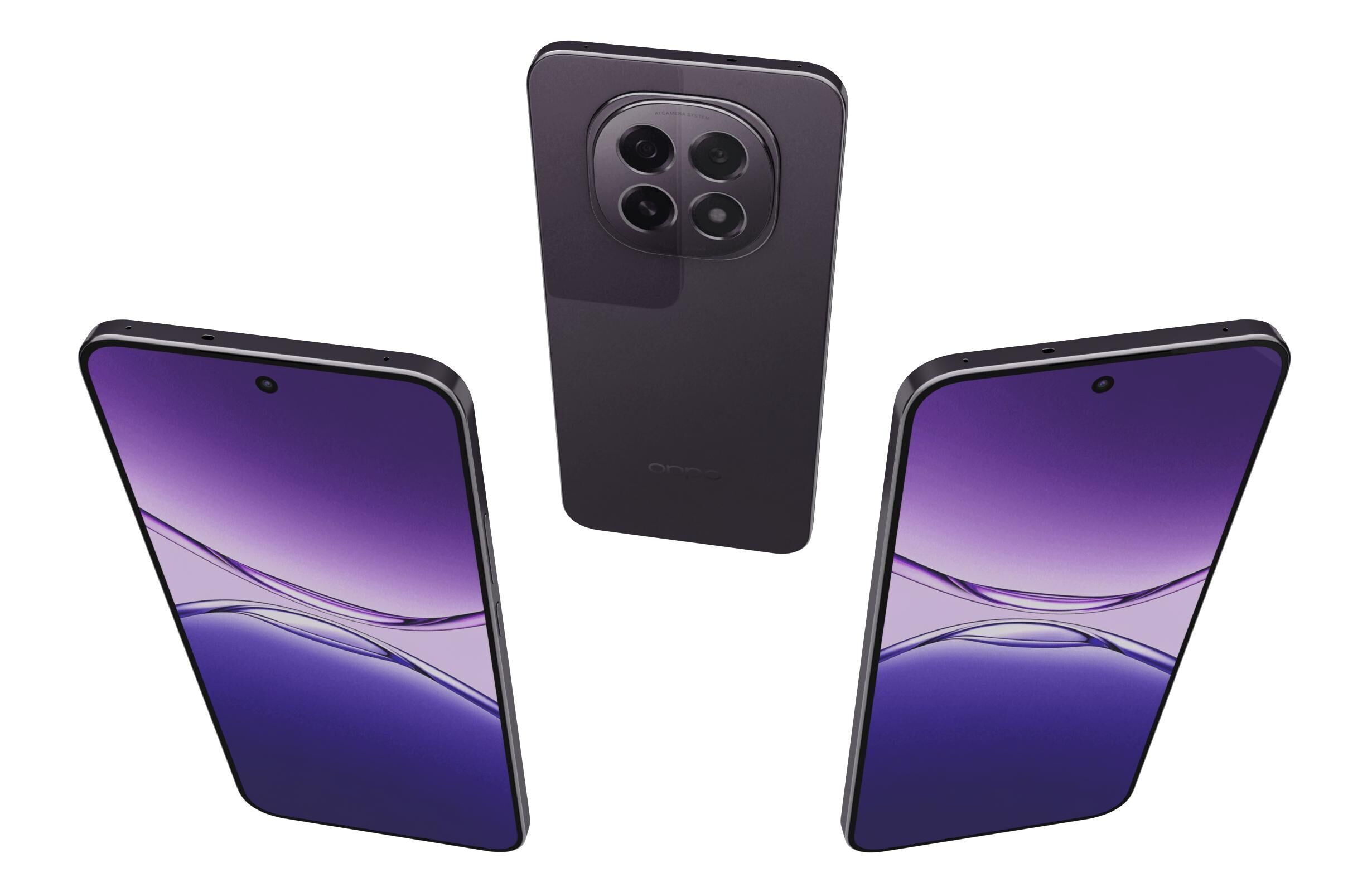 OPPO A5 China Zircon Black 3D model_1