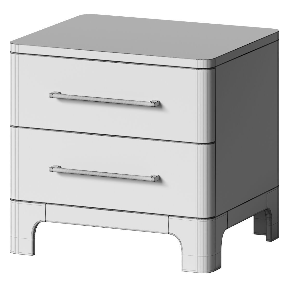 Leonora Nightstand - West Elm 3D model_2