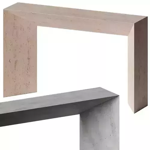 ROMA CONSOLE - Travertine by Casa Blanco