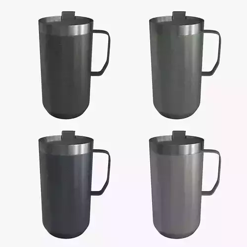 Camp Mug Low-poly 3D model