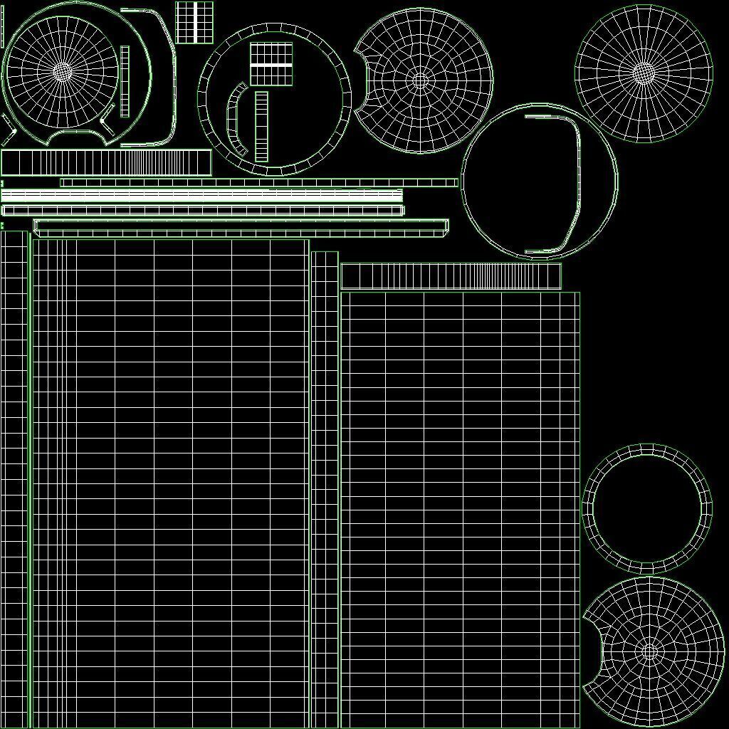 Camp Mug Low-poly 3D model_14