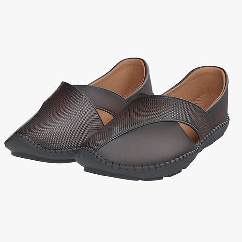 Casual shoe 04 Low-poly 3D model