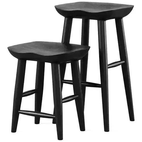 Stool HDBar Black by House Doctor