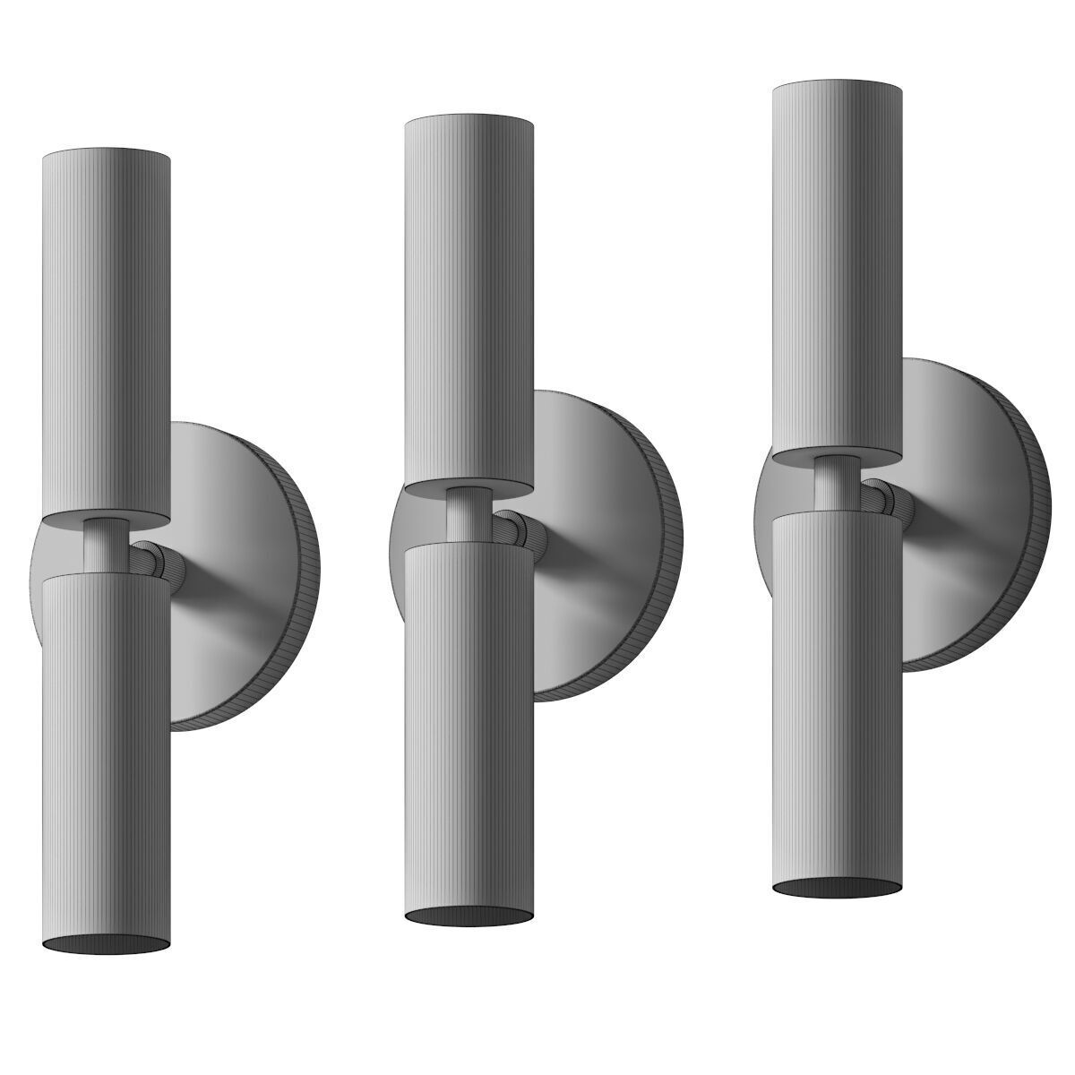 ADA Compliant Lighting - Color Ruler Sconce 3D model_2