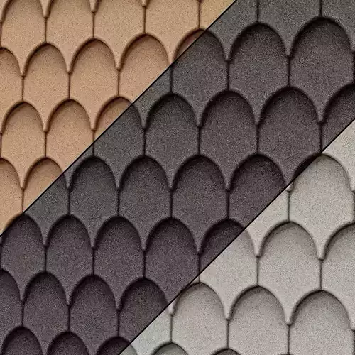 Saga Round Tile 04 - Seamless