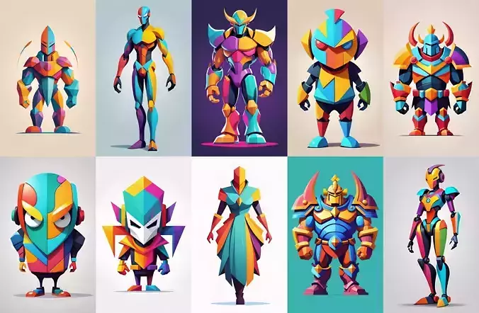 Topology bundle 5 pack 100 fbx