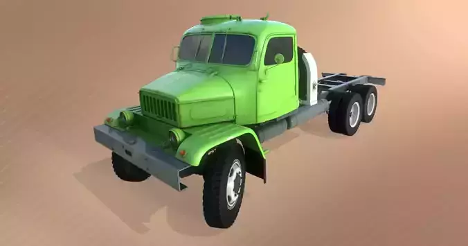 PV3S Truck Civilian Platform Free low-poly 3D model