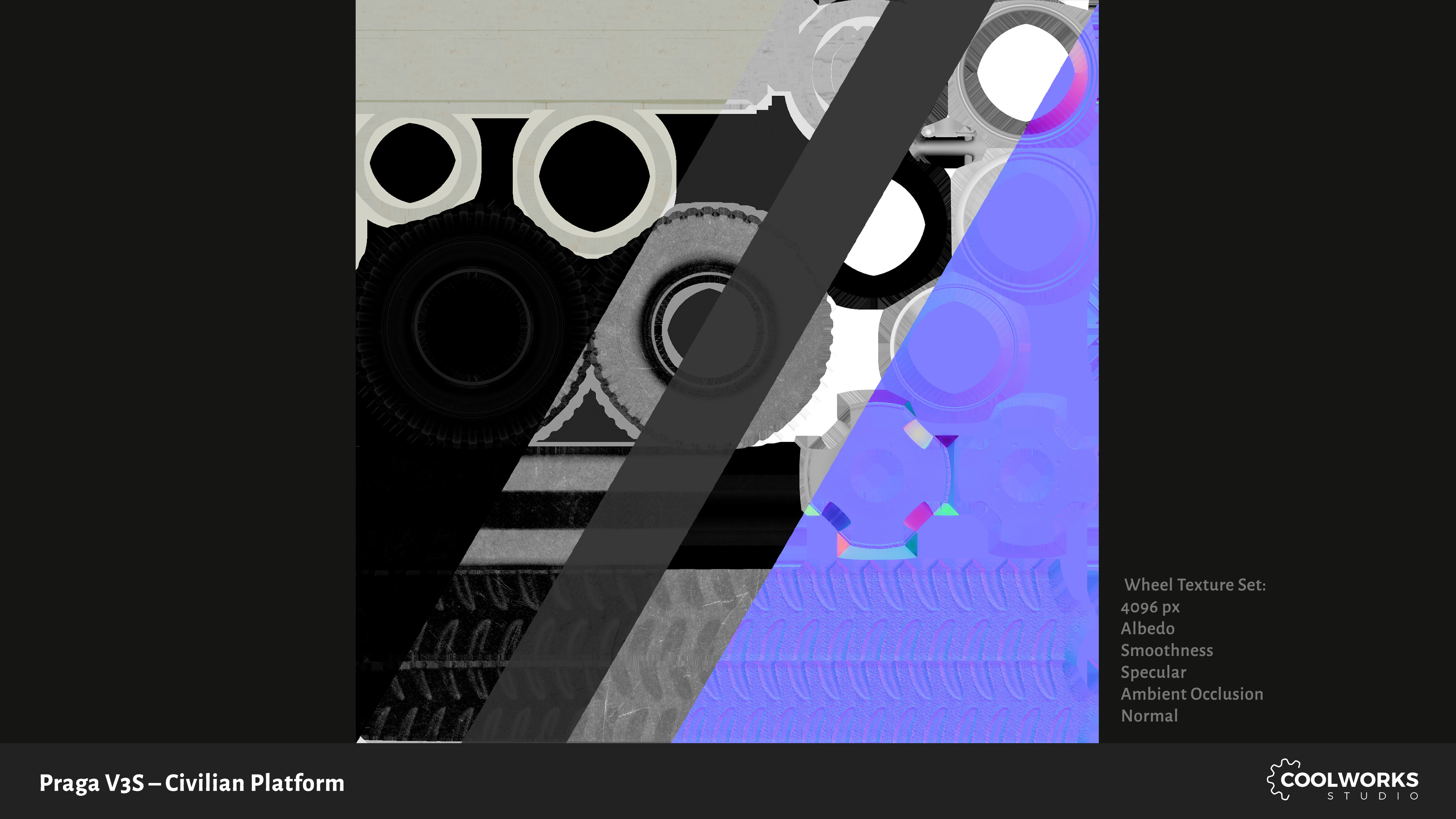 PV3S Truck Civilian Platform Free low-poly 3D model_18