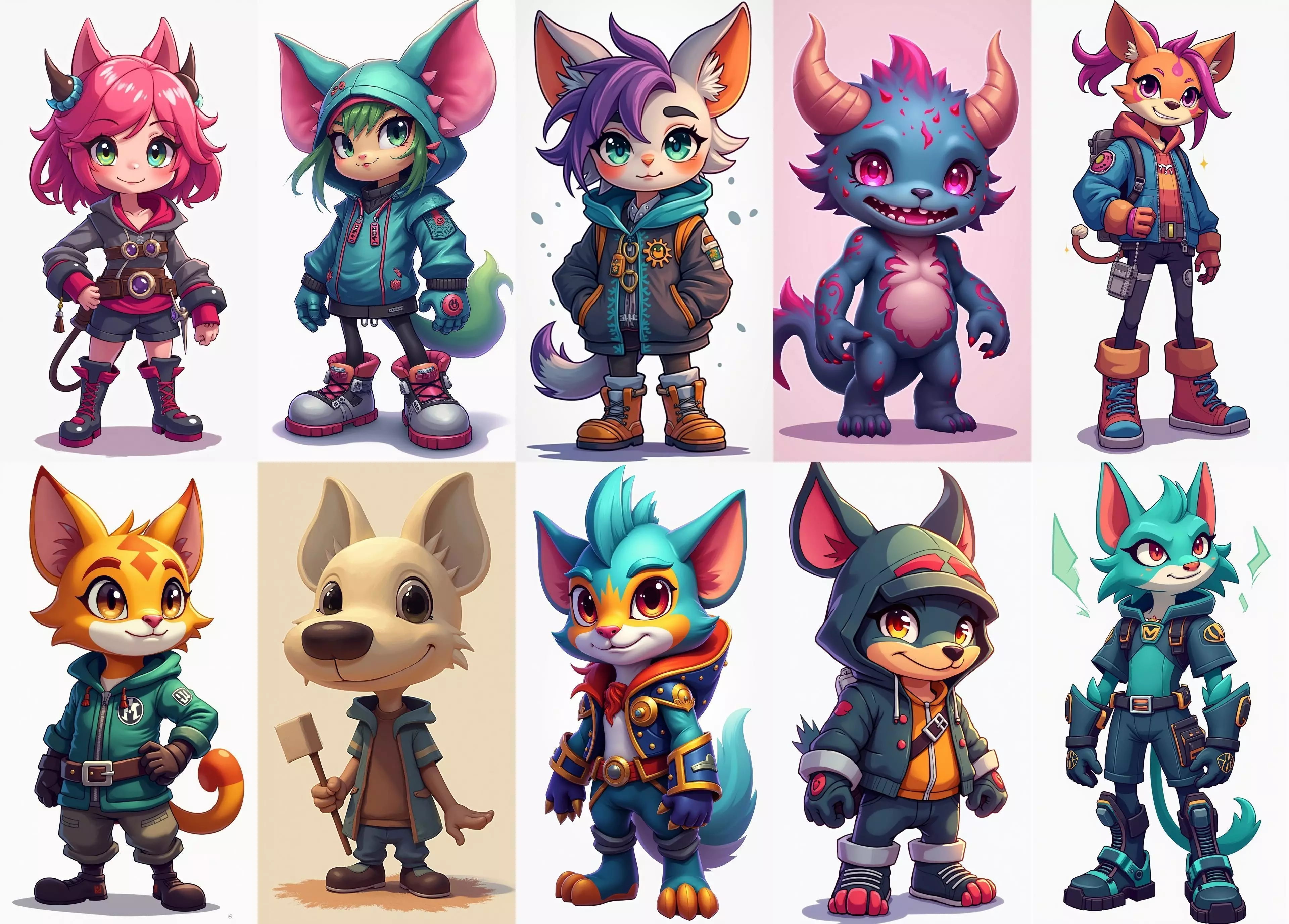 Strong Fantasy Hero bundle 13 pack 100 obj Low-poly 3D model_0