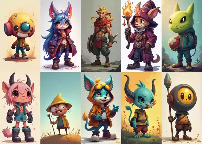 Strong Fantasy Hero bundle 12 pack 100 obj